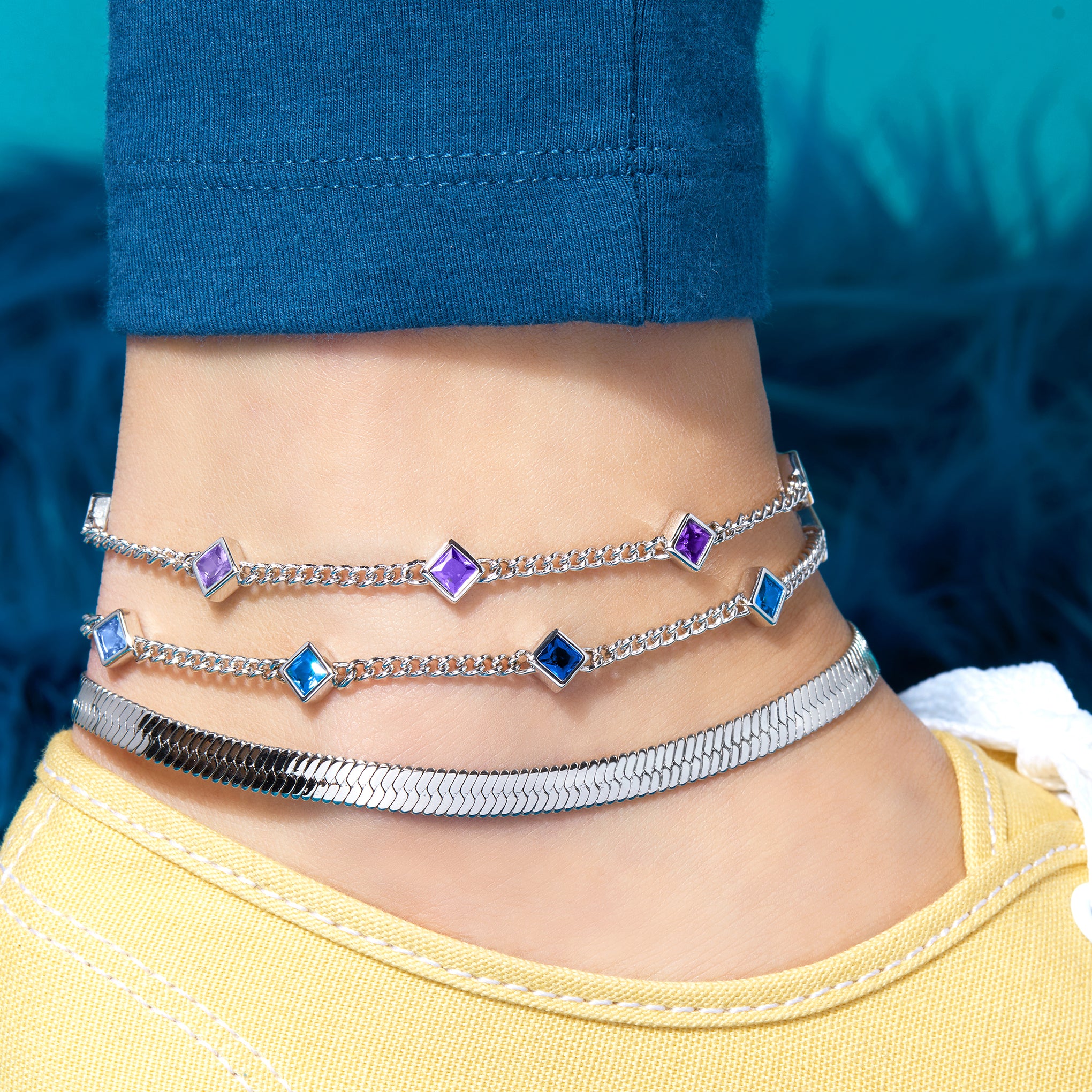 Aura Anklet - Green - Image 3
