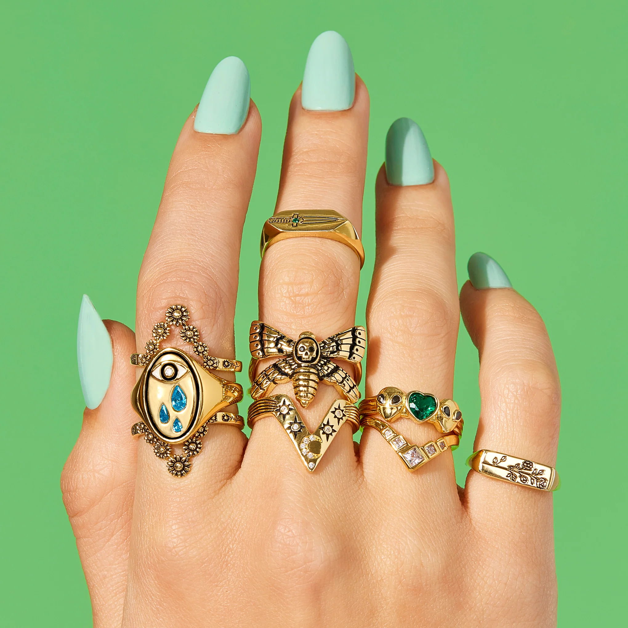 Cosmic Love Ring - Green - Image 3