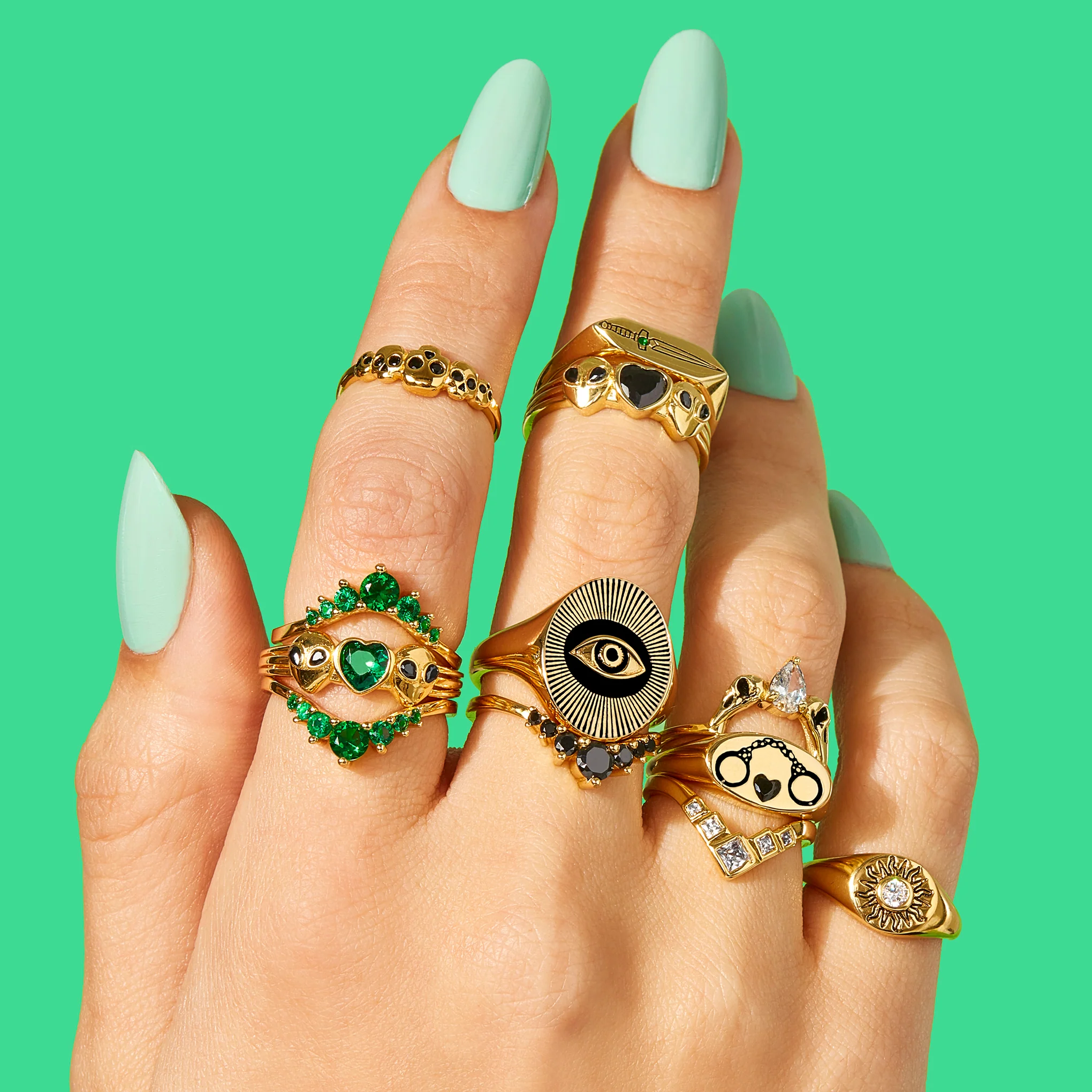 Cosmic Love Ring - Green - Image 6