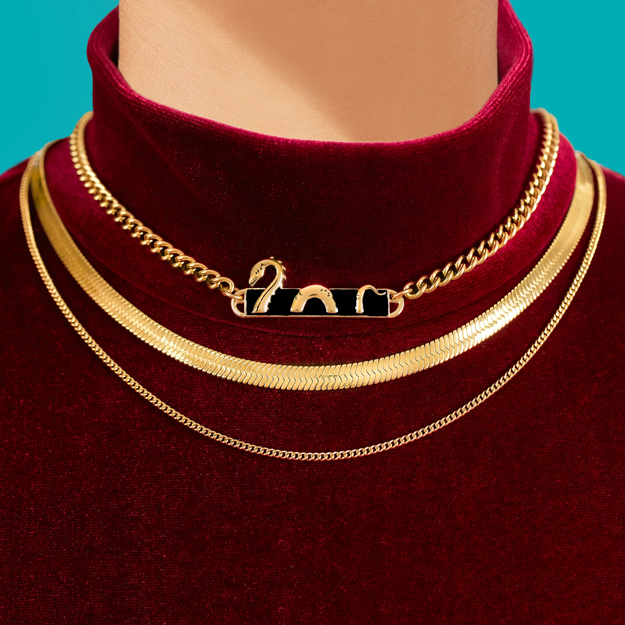 Herringbone Necklace - Image 6