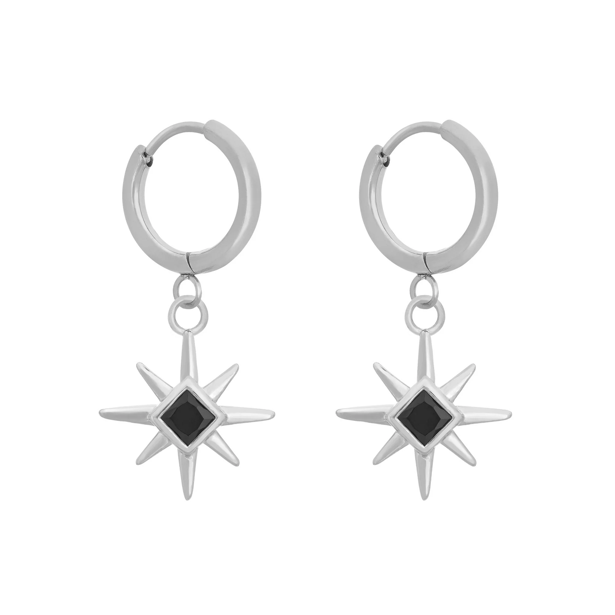 Lyra Earrings - Black - Image 2
