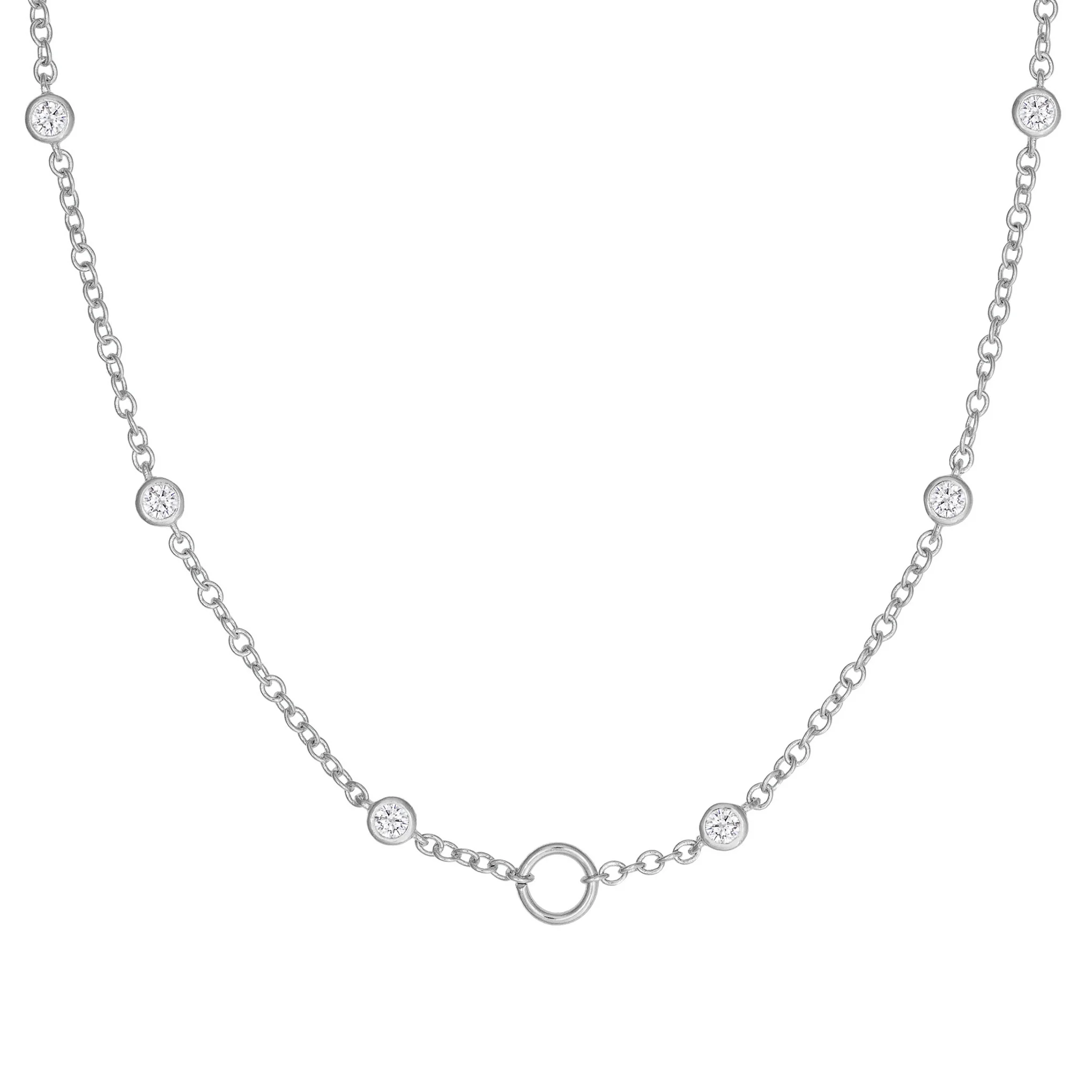 Molecule Necklace - White - Image 3