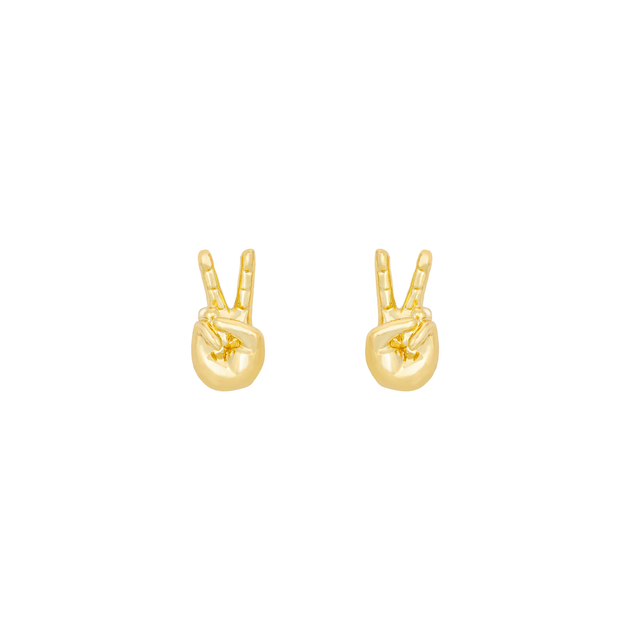 Peace Sign Studs