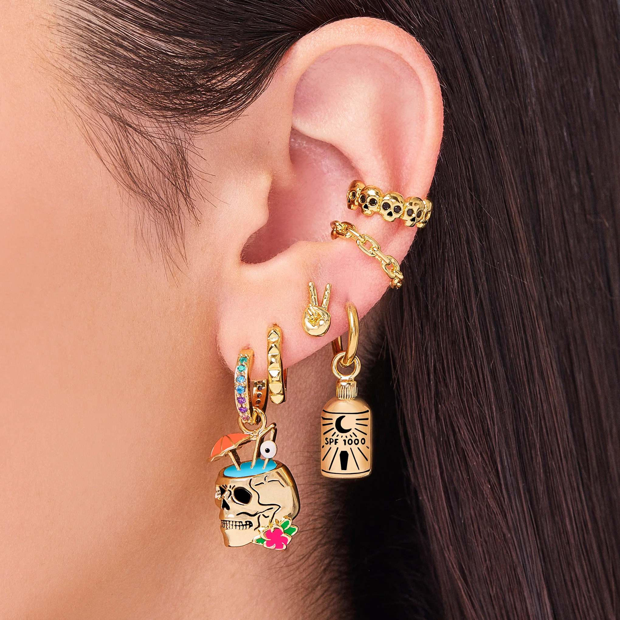 Peace Sign Studs - Image 3