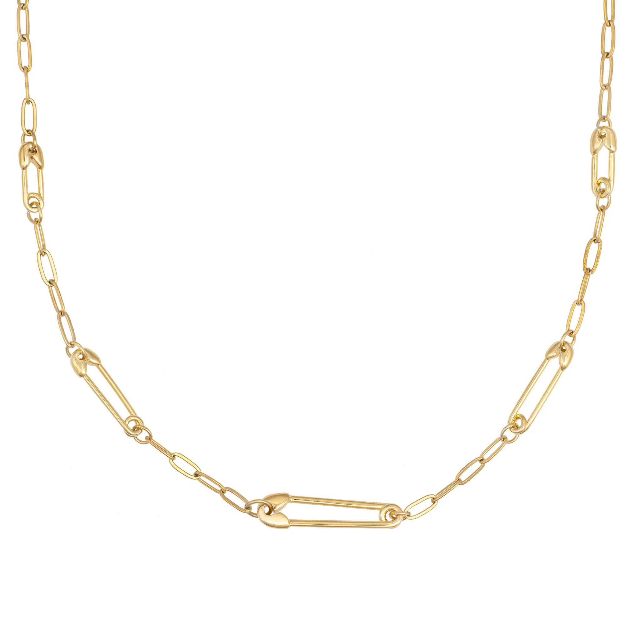 Safety Pin Necklace