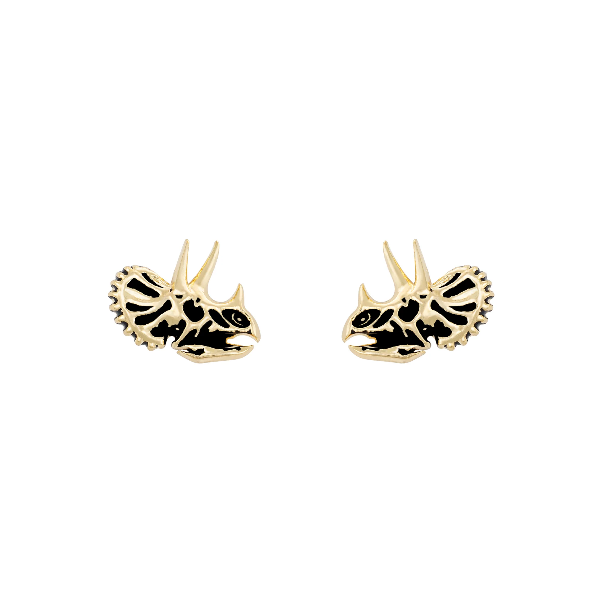 Triceratops Skull Studs