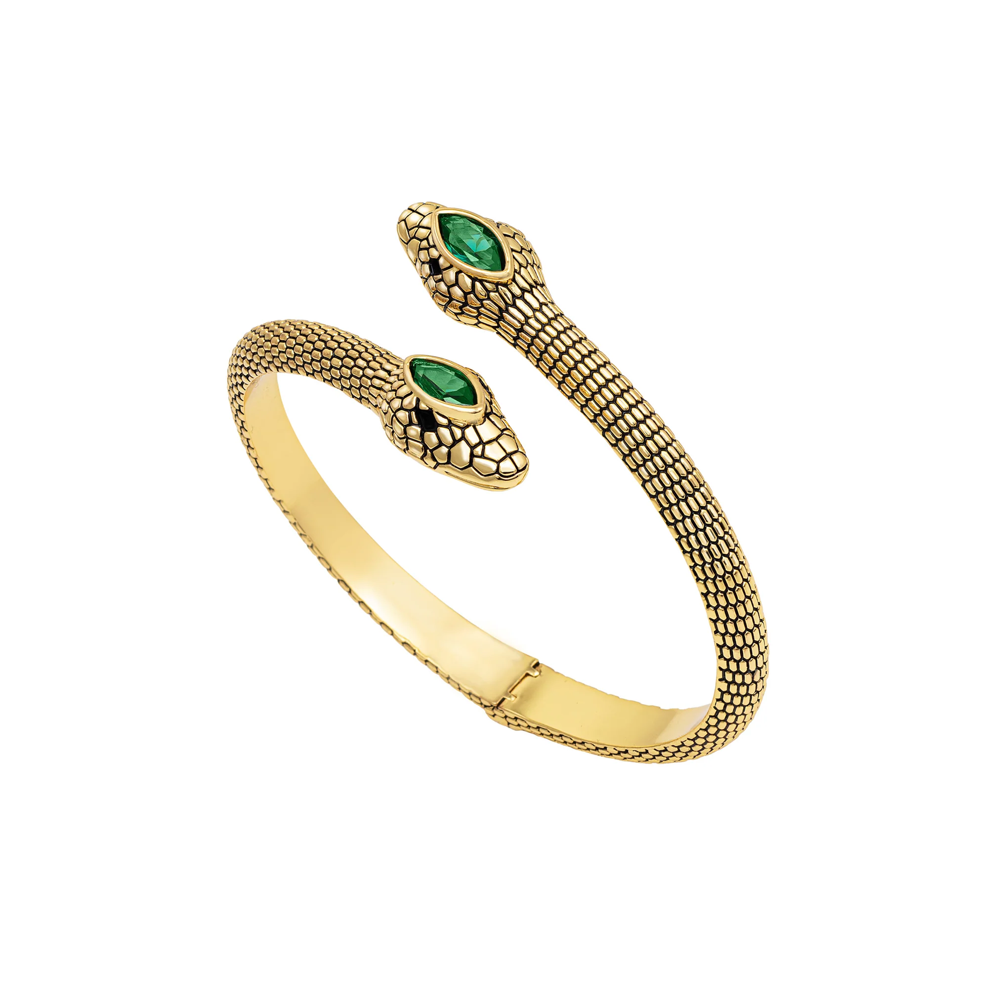 Twin Snake Cuff Bracelet - Image 2